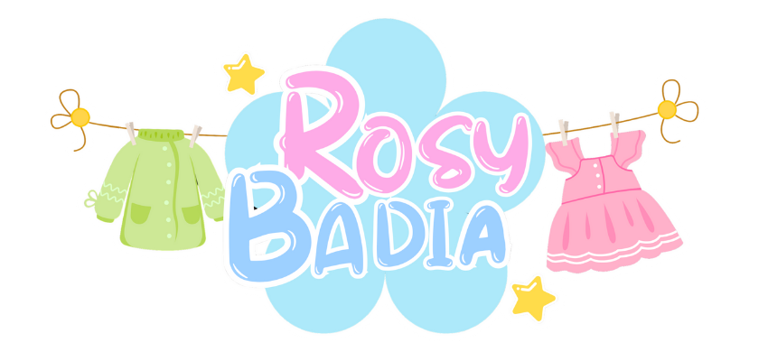 Logo oficial de Rosy Badia, tienda infantil en Santo Domingo especializada en el alquiler de disfraces para niños, trajes típicos y ropa infantil de alta calidad