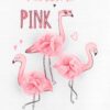pijama infantil de flamencos con dos shorts – conjunto 3 piezas para niña