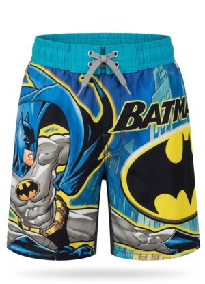 Short de baño infantil Batman™ con estampado del superhéroe y logo clásico para niño disponible en Rosy Badia.