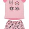 pijama infantil de algodón llamacorn, pandacorn, slothcorn y caticorn