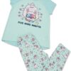 pijama infantil de algodón llama dormilona "five more minutes" para niña