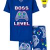 pijama infantil gamer boss level glow in the dark para niño