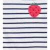 pijama infantil de 3 piezas con fresas para niña