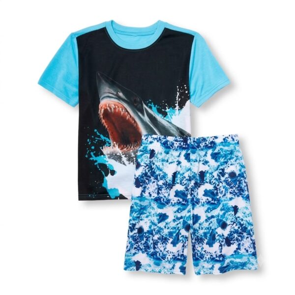 pijama infantil tiburón del océano para niño