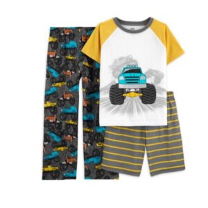set infantil 3 piezas de monster trucks para niño