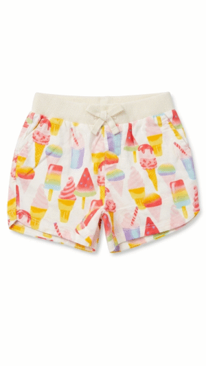 short de helados y paletas para niña