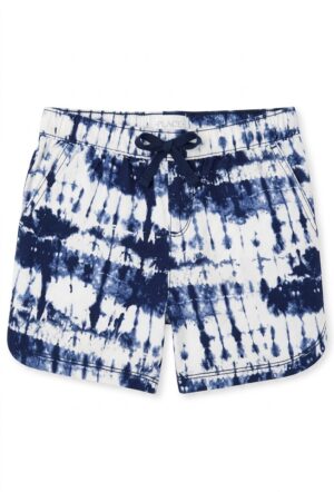 short tie dye azul para niña