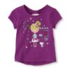 camiseta infantil para niña con diseño de feria y algodón de azúcar
