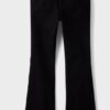 jean flare negro para niña