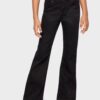 jean flare negro para niña