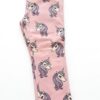 pantalón rosa para niña con estampado de unicornios