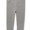 leggings básicos gris para niña