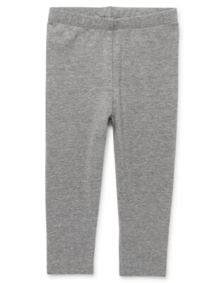 leggings básicos gris para niña