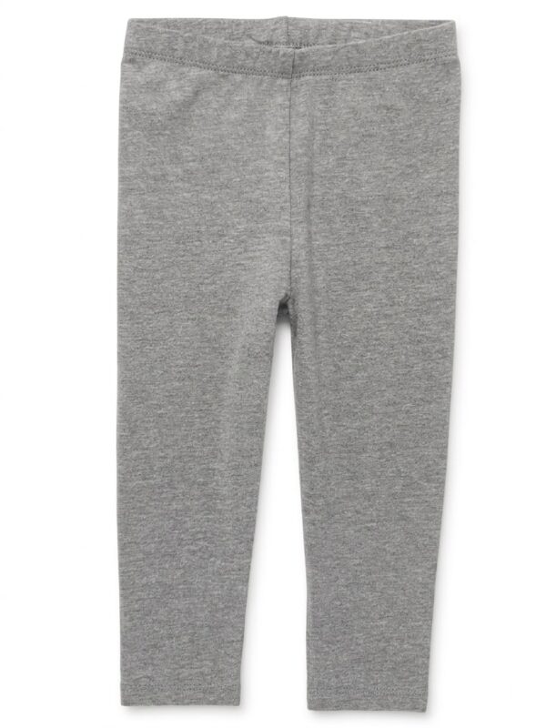 leggings básicos gris para niña