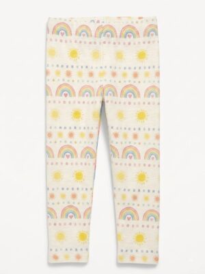 leggings arcoíris y soles para niña
