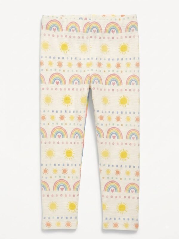 leggings arcoíris y soles para niña