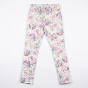 pantalón floral de rosas pastel para niña