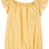blusa amarilla con encaje para niña oshkosh