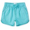 short turquesa con cintura elástica para niña