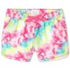 short tie dye multicolor para niña