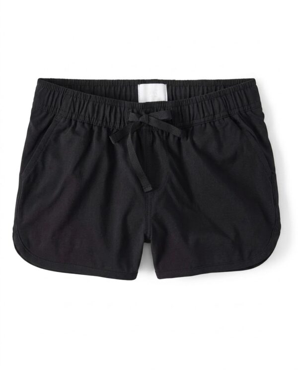 short negro básico para niña