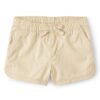 short beige básico para niña