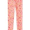 leggings florales rosados para niña